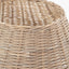 Tobs Grey Kubu Rattan Christmas Tree Basket Skirt Ring