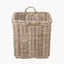 Tobs S/2 Grey Rattan Square Log Baskets