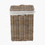 Tobs S/2 Grey Kubu Rattan Square Linen Baskets
