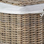 Tobs S/2 Grey Kubu Rattan Square Linen Baskets