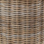 Tobs S/2 Grey Kubu Rattan Round Linen Baskets