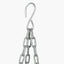 Tobs Indoor Outdoor Grey Kubu Rattan Round Hanging Basket - Small