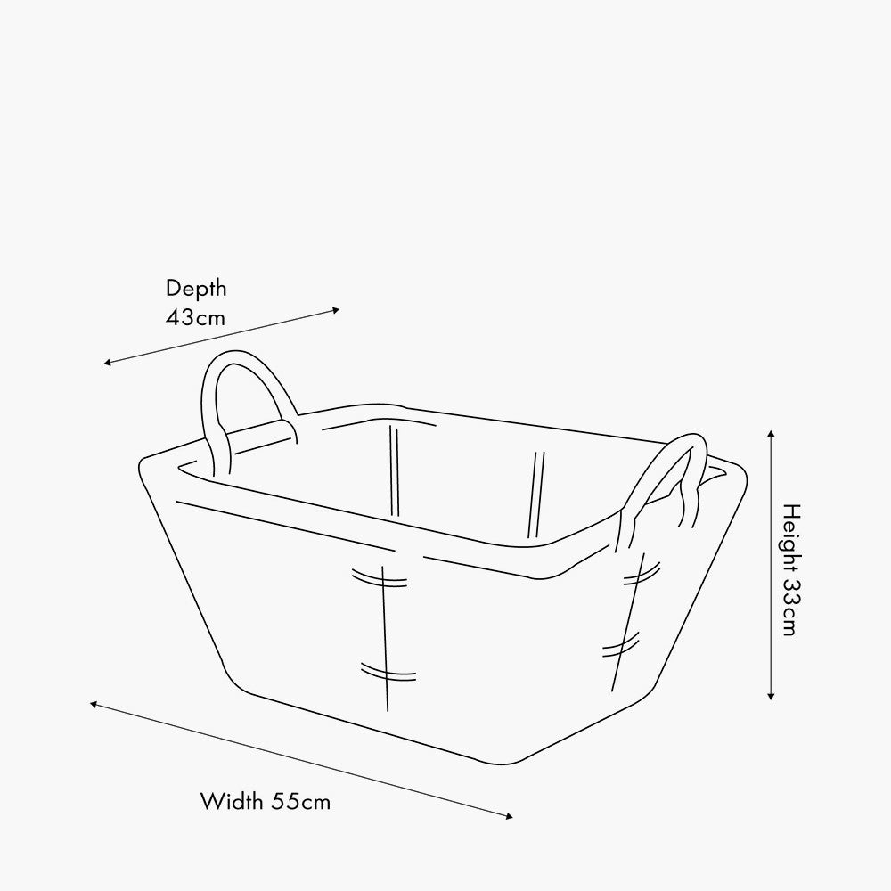 Bali Grey Kubu Oblong Storage