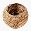Woven Water Hyacinth S/3 Handled Round Baskets