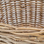 S/2 Grey Kubu Log Baskets