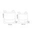 S/2 Banana Leaf Two Tone Natural and White Baskets