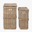 S/2 Grey Kubu Rectangular Linen Baskets