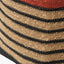 Seagrass Natural, Black and Terracotta Stripe Square Basket