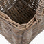 Tobs S/2 Grey Kubu Graduated Square Storage Baskets