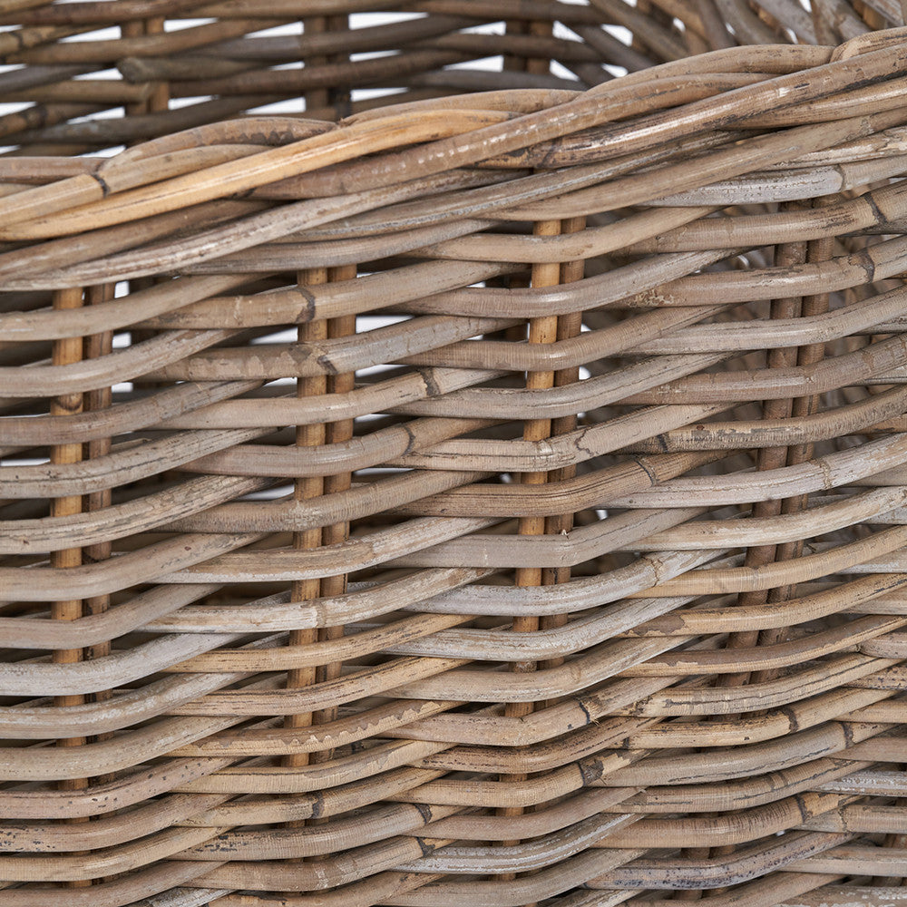 Tobs S/2 Grey Kubu Graduated Square Storage Baskets