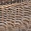 Tobs S/2 Grey Kubu Graduated Square Storage Baskets