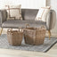 Tobs S/2 Grey Kubu Graduated Square Storage Baskets