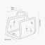 Tobs Grey Kubu Trug Basket