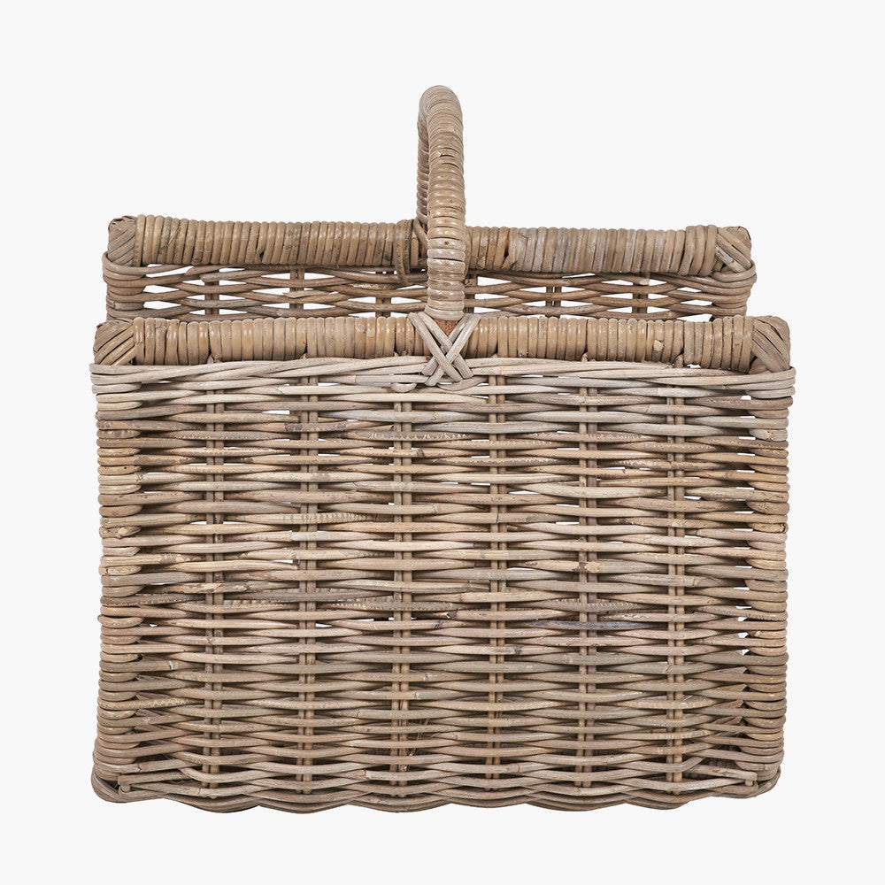 Tobs Grey Kubu Trug Basket