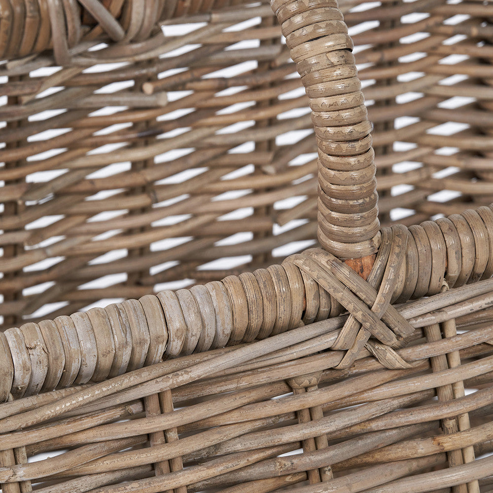 Tobs Grey Kubu Trug Basket