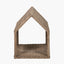 Grey Rattan House Dog Basket