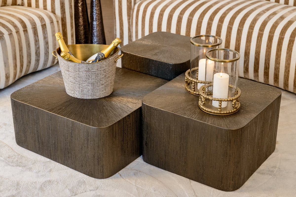 Coffee table Cubes Brunzae (Set of 3)