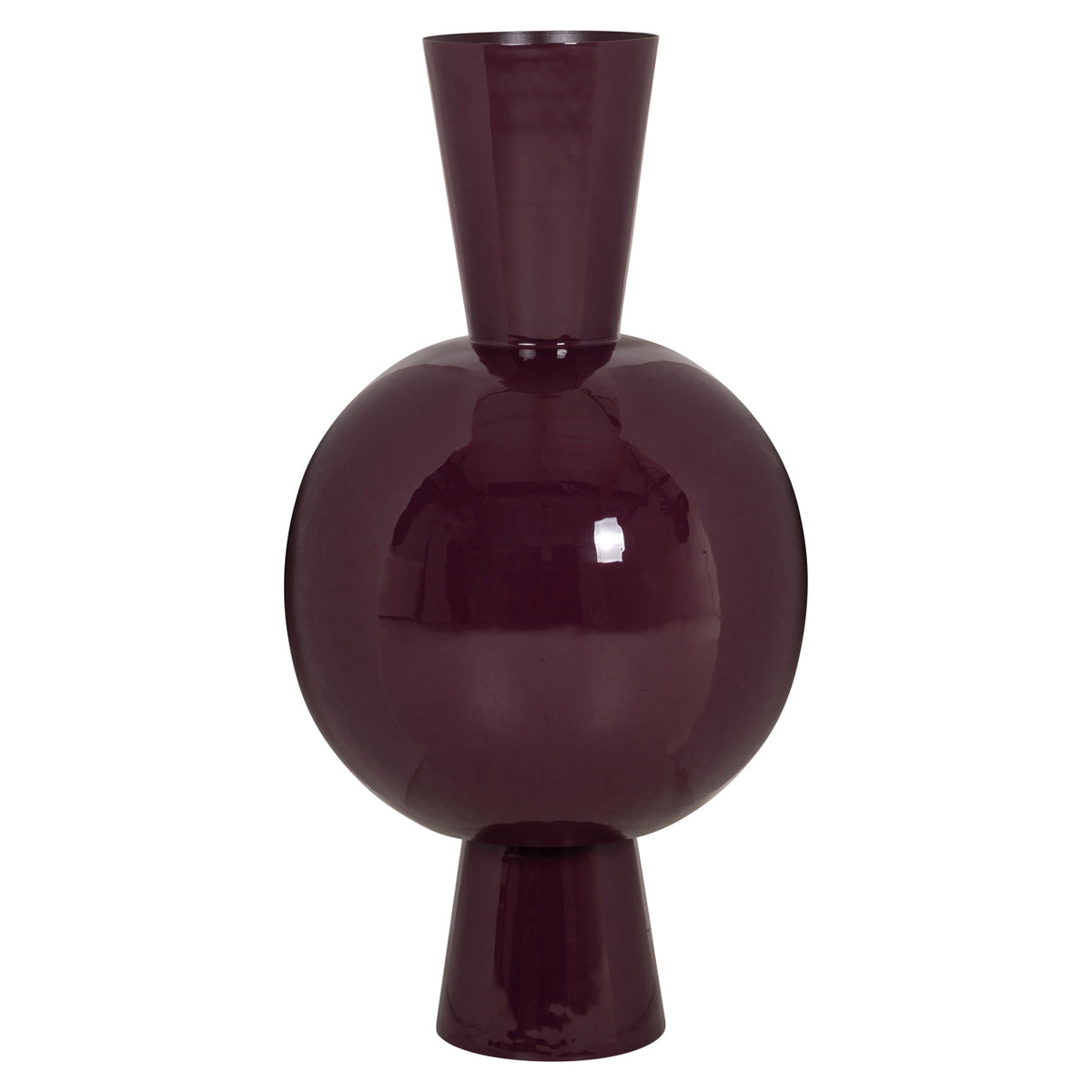 Vase Avine burgundy