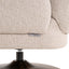 Lounge chair Kagney biscotti swivel