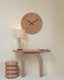 Clock Elles mocha mousse