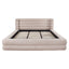 Bed Obidis natural linear 180x210 (mattress size (excl.) with storage