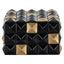 Storage box Velicia black/gold