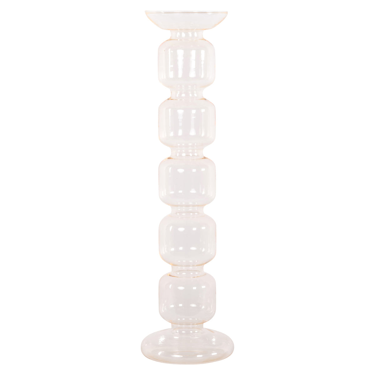 Candle holder Rabia amber large