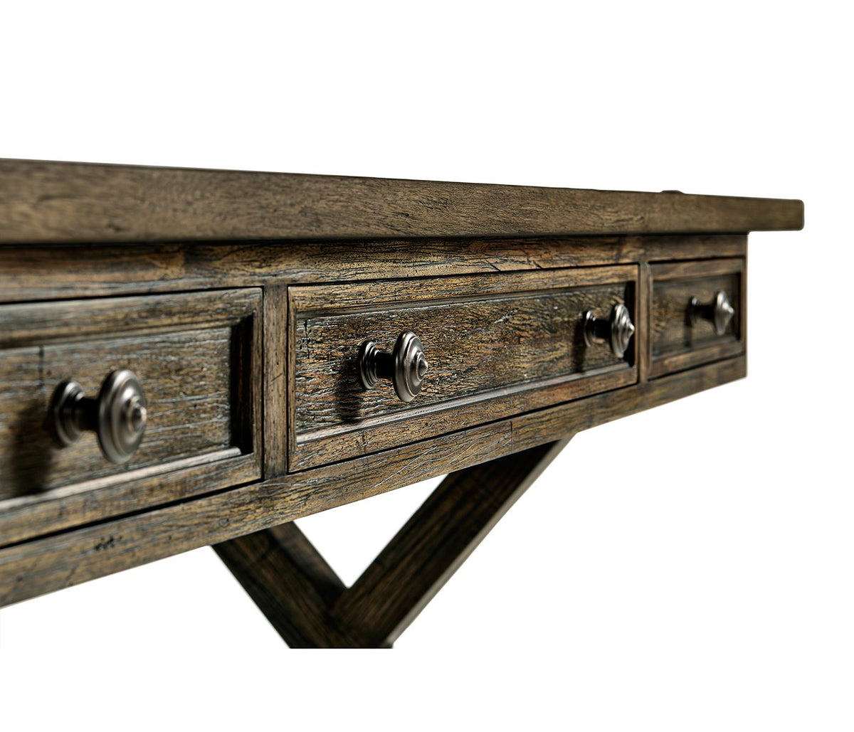 Desk Rustic in Dark Driftwood