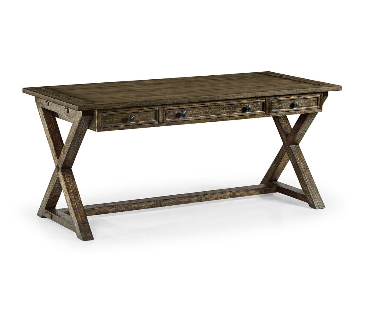 Desk Rustic in Dark Driftwood