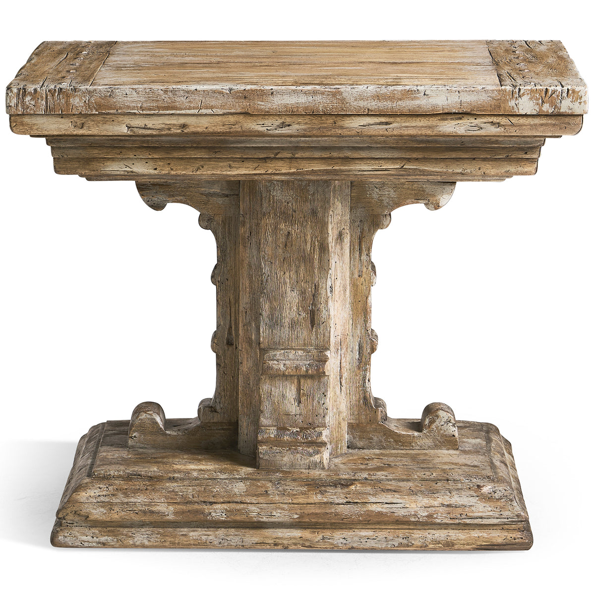 Caldera Pedestal-Base Side Table