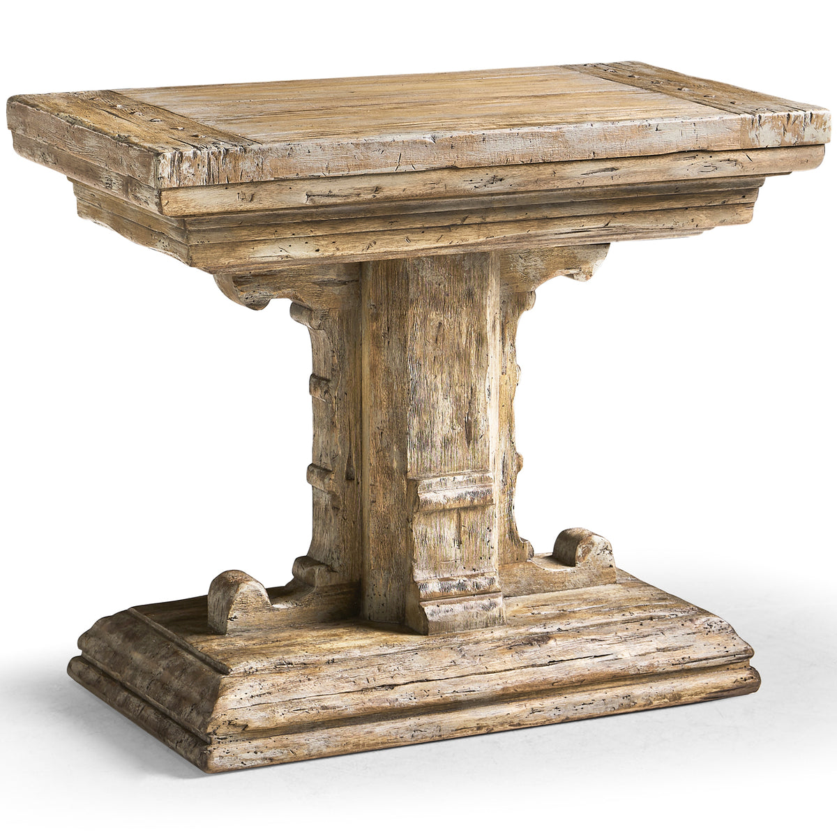 Caldera Pedestal-Base Side Table