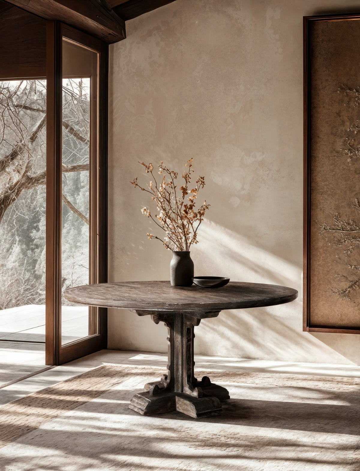 Caldera Oscura Round Dining Table 152cm