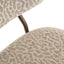 Counter stool Xenia beige leopard fire retardant (Set of 2)