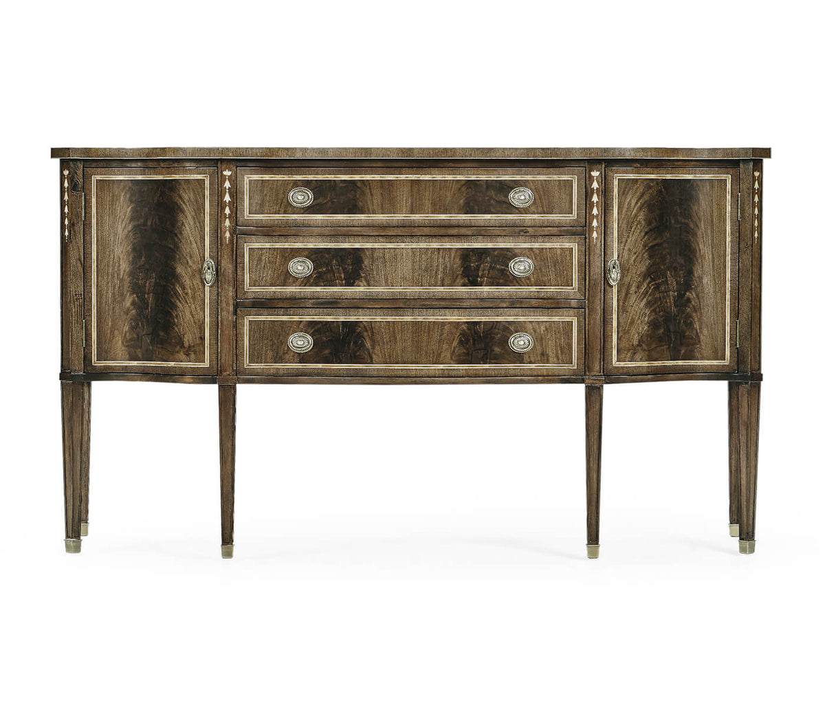 Buckingham Bleached Mahogany Breakfront Sideboard
