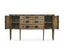 Buckingham Bleached Mahogany Breakfront Sideboard