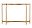 Demilune Console Table Contemporary Gilded - Large