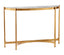 Demilune Console Table Contemporary Gilded - Large.