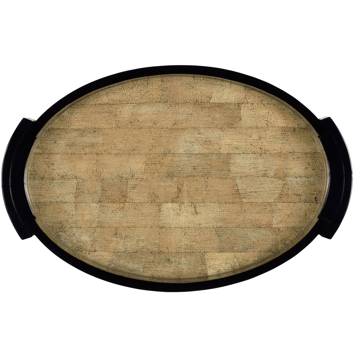 Small Elliptical Tray in Brown Brick Eggshell