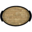 Small Elliptical Tray in Brown Brick Eggshell