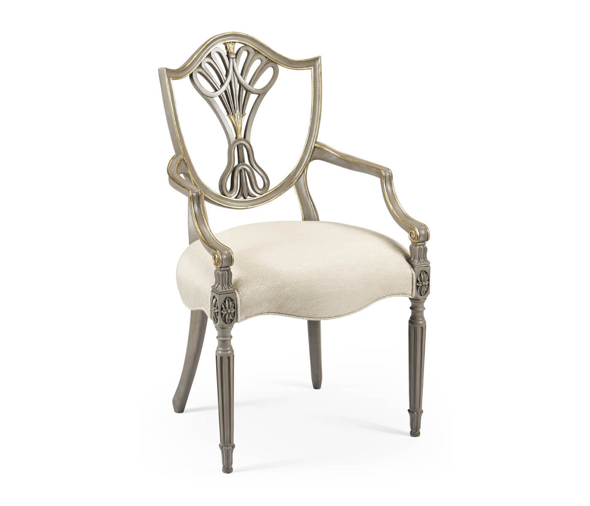 Buckingham Shield Back Arm Chair