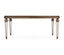 Berkley Walnut & Antique Mirror Dining Table 182-295cm