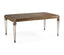 Berkley Walnut & Antique Mirror Dining Table 182-295cm