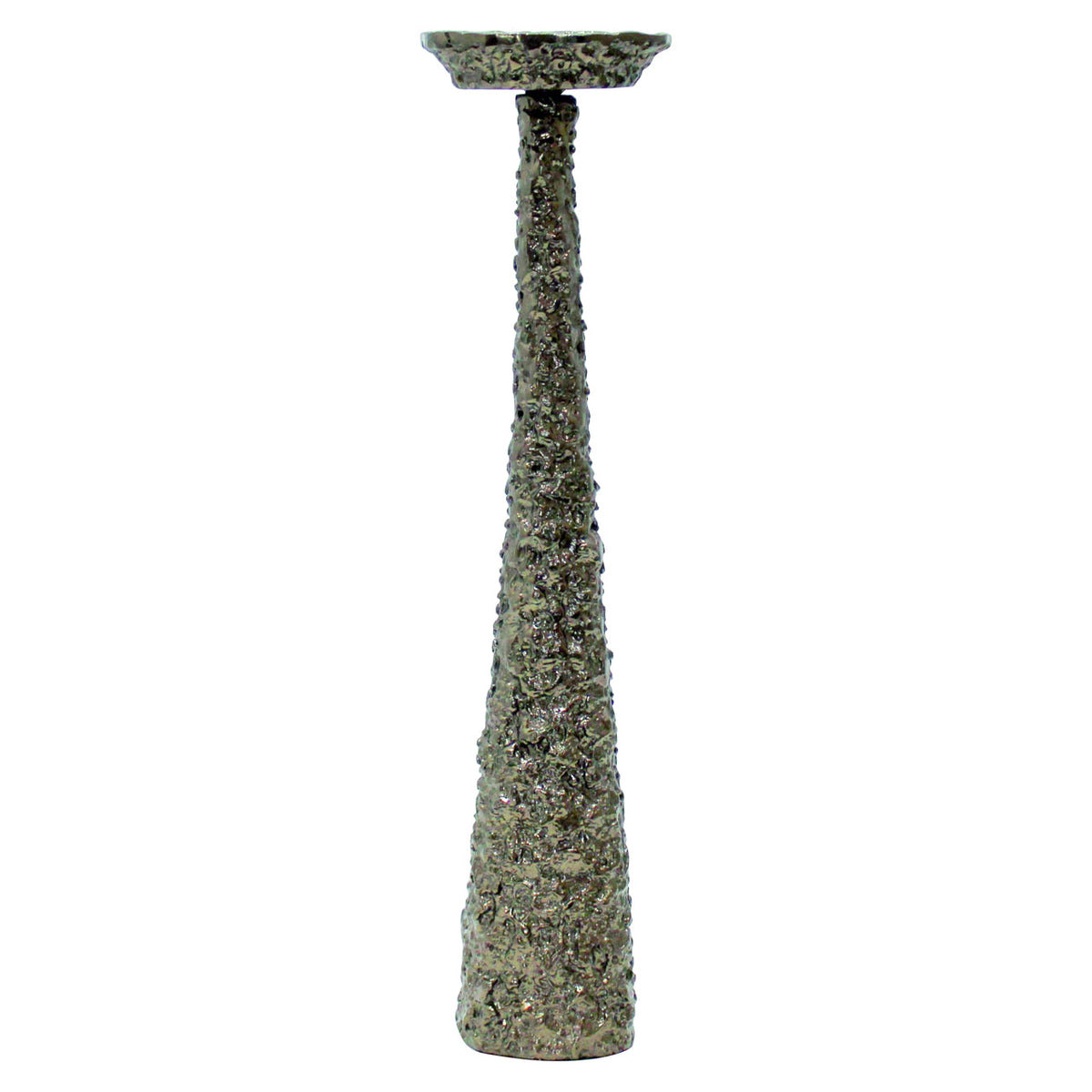 Candle holder Moan brushed gold small