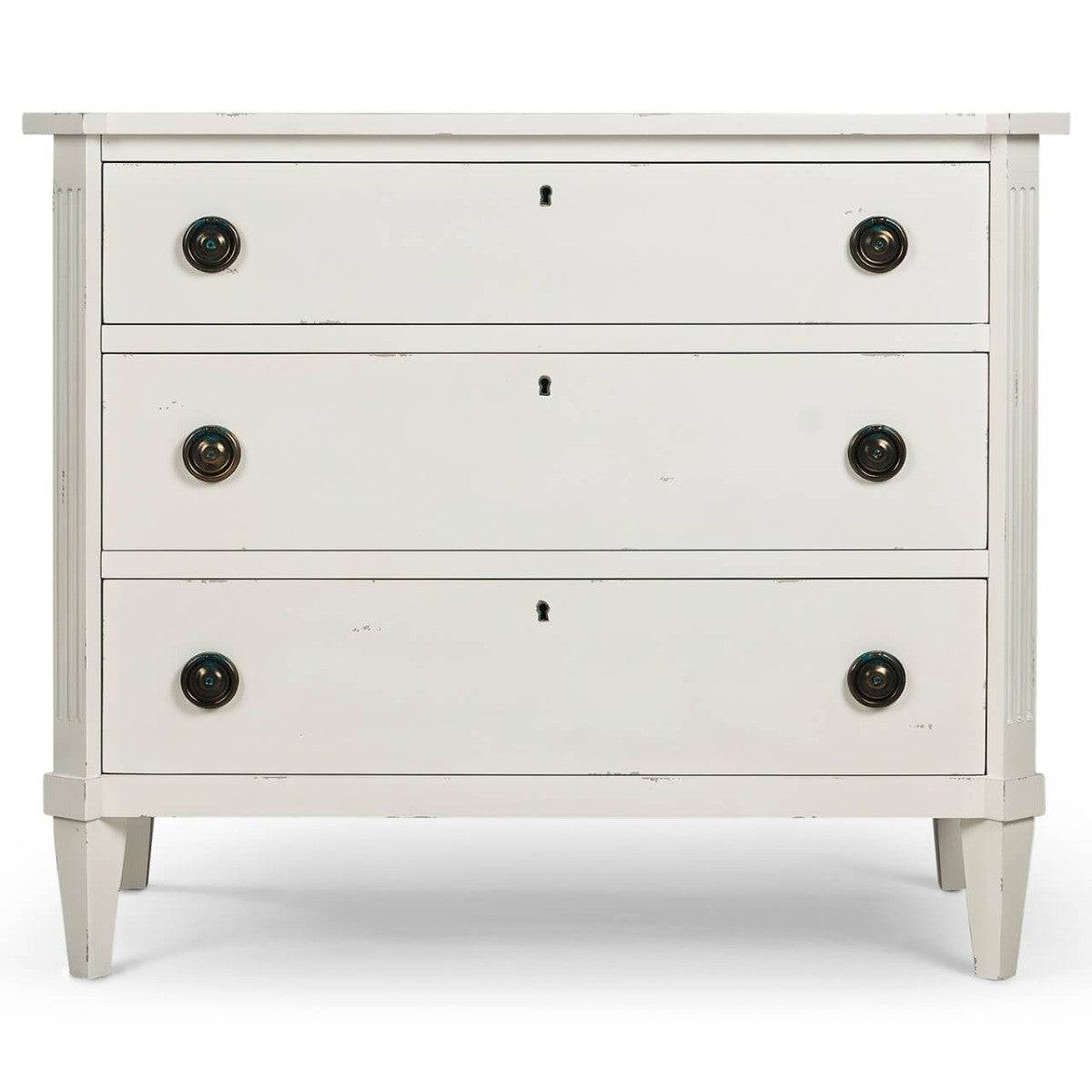 Aeon Chest of Drawers in White 97cm