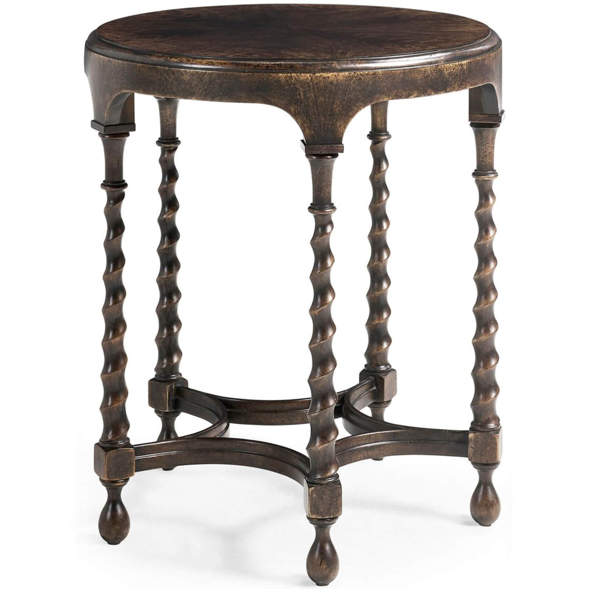 Orsman Ebonized Round Side Table