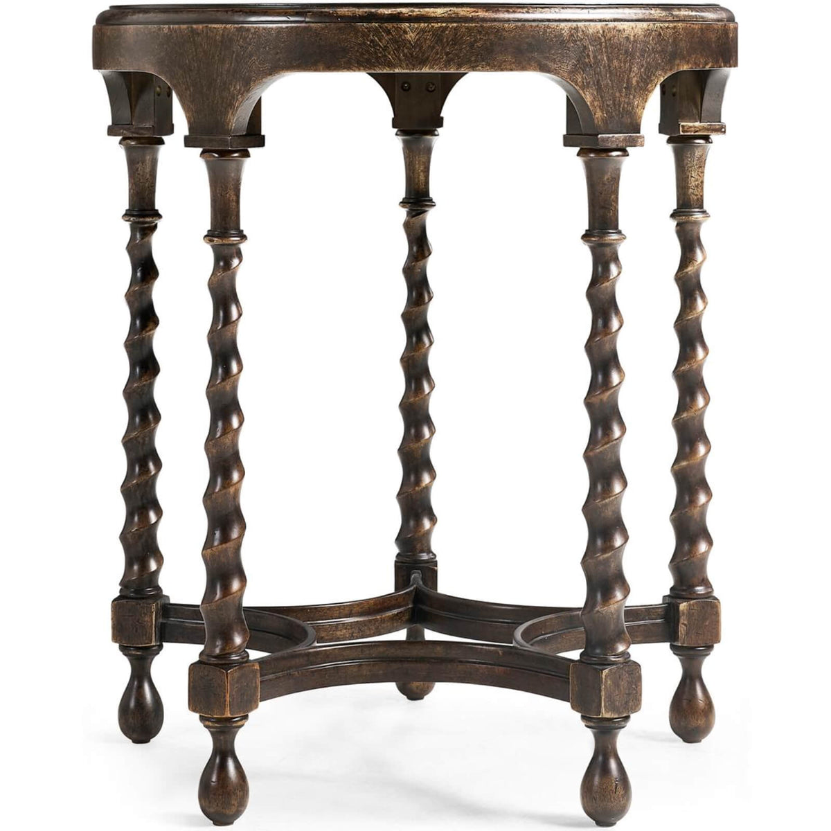 Orsman Ebonized Round Side Table