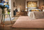 Hush Solid Coral Pink Luxury Rug
