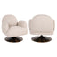 Lounge chair Kagney biscotti swivel