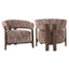 Lounge chair Dalara hazel