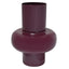 Vase Ashlyn burgundy small